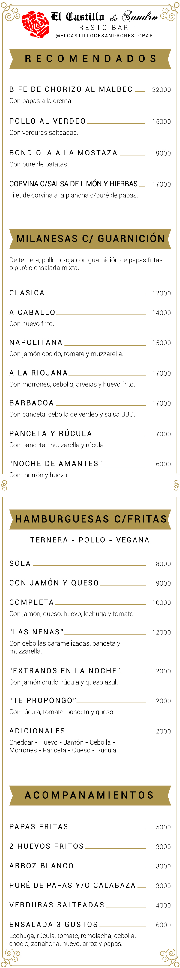 Platos principales